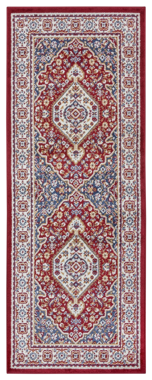 Hanse Home, Kusový koberec Luxor 105644 Mochi Red Multicolor, 80x240, červená, obývacia izba