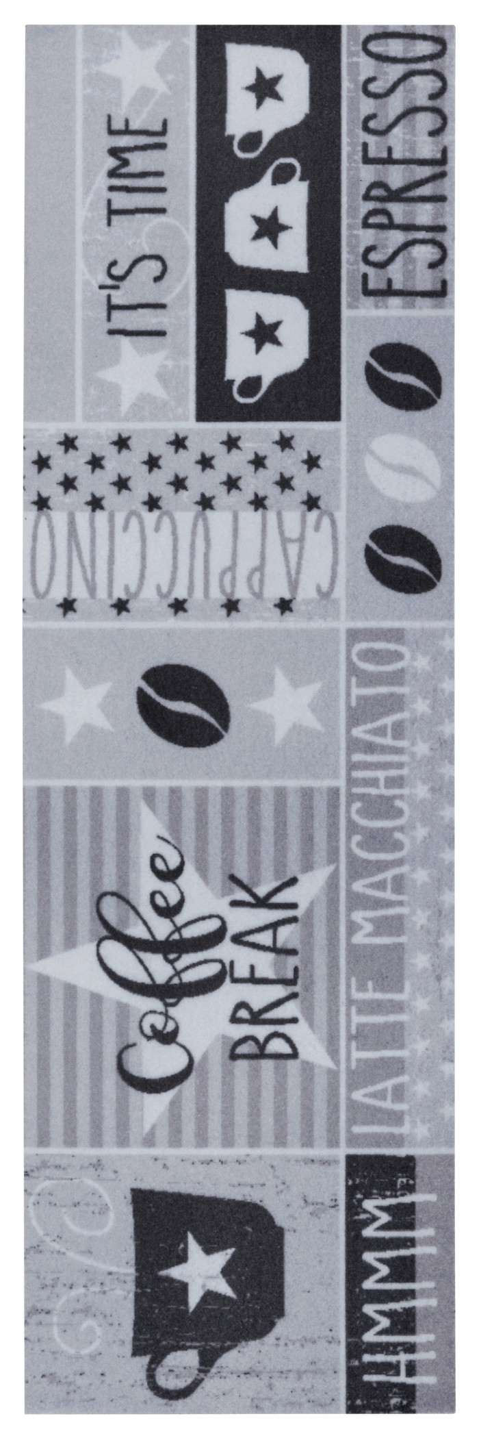 Hanse Home, Behúň Cook & Clean 105723 Grey Black White, 50x150, šedá, kuchyňa