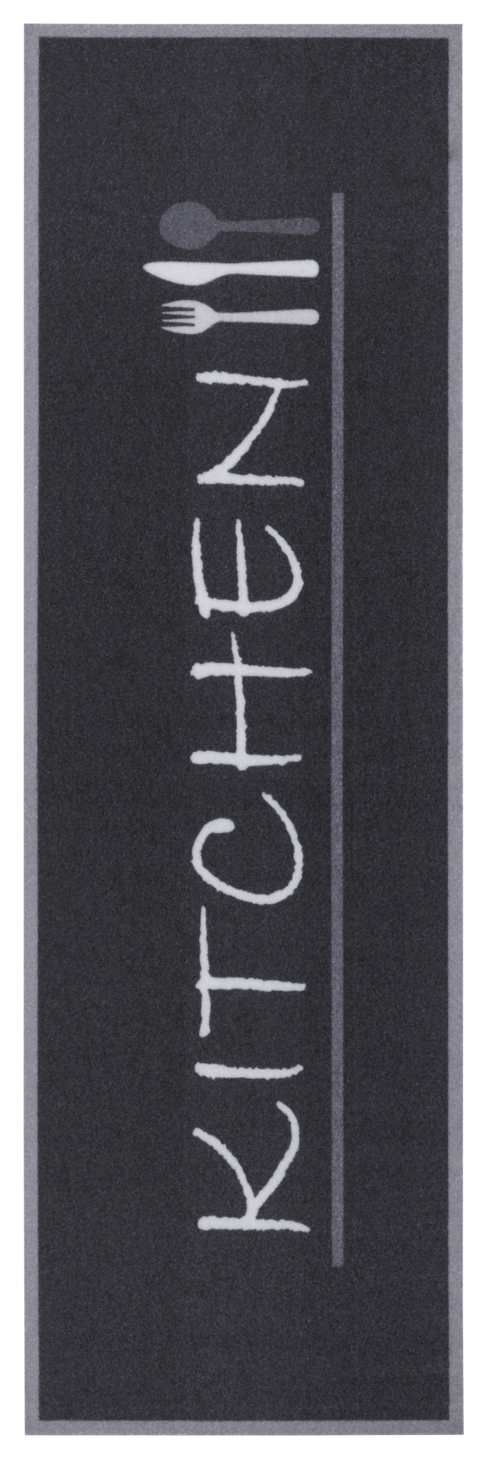 Hanse Home, Behúň Cook & Clean 105725 Black White, 50x150, šedá, kuchyňa