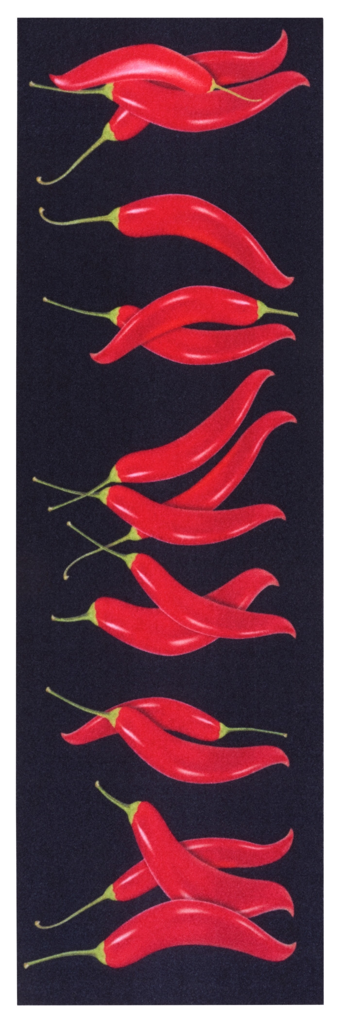 Hanse Home, Behúň Cook & Clean 105727 Black Red, 50x150, červená, kuchyňa