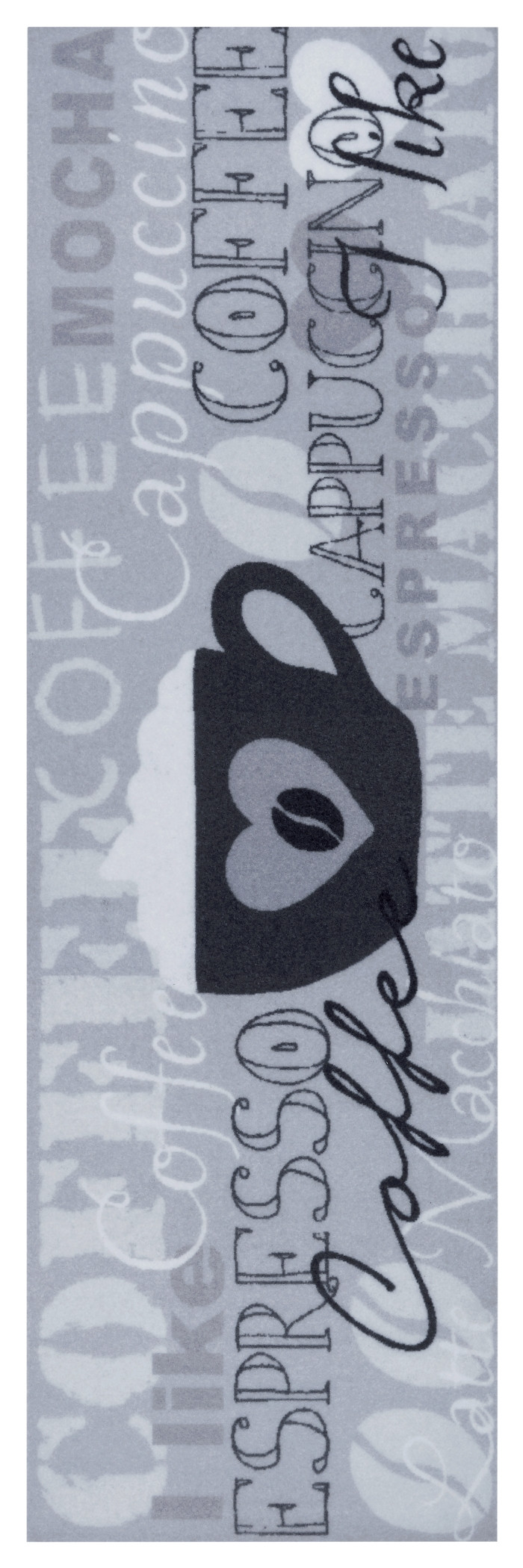 Hanse Home, Behúň Cook & Clean 105729 Grey Black White, 50x150, šedá, kuchyňa