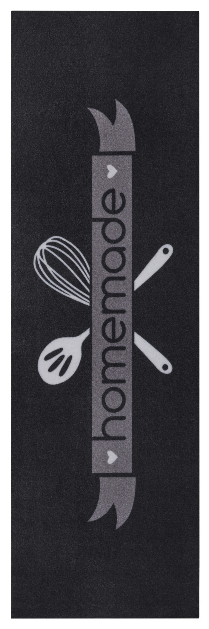 Hanse Home, Behúň Cook & Clean 105732 Black White Grey, 50x150, čierna, kuchyňa