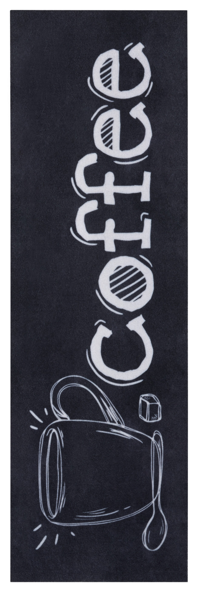 Hanse Home, Behúň Cook & Clean 105733 Black White, 50x150, čierna, kuchyňa