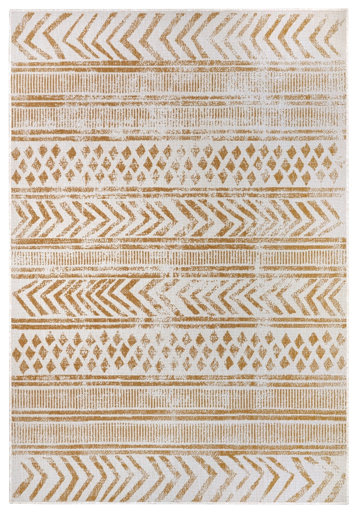 Hanse Home, Kusový koberec Twin Supreme 105787 Ochre – na von aj na doma, 120x170, žltá, chodba / predsieň