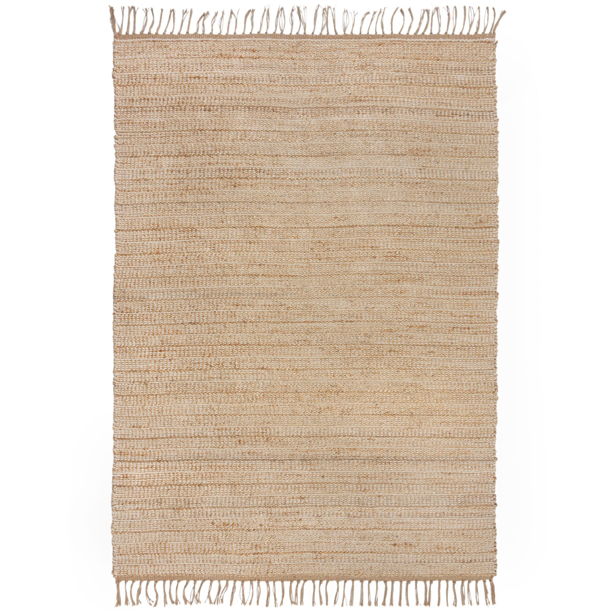 Flair Rugs, Kusový koberec Levi Chenille Jute Natural, 120x170, béžová, obývacia izba