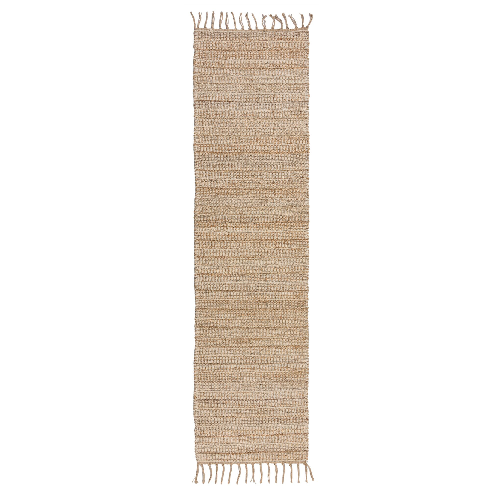Flair Rugs, Behúň Levi Chenille Jute Natural, 60x230, béžová, chodba / predsieň