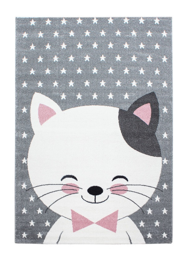 Ayyildiz, Detský kusový koberec Kids 550 pink, 80x150, šedá, detská izba