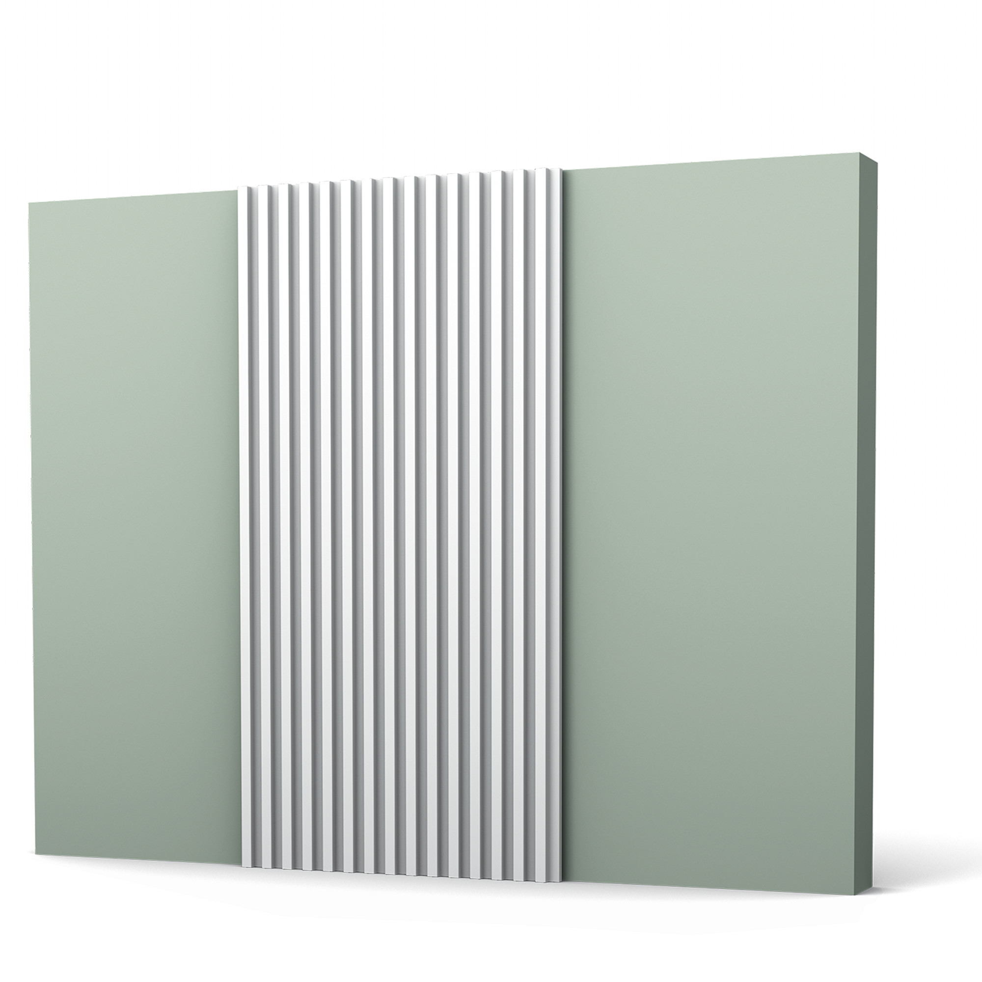 ORAC Decor, ORAC obojstranný dekoračný prvok WX205, 3d panel 260x25x1,3 cm, biela