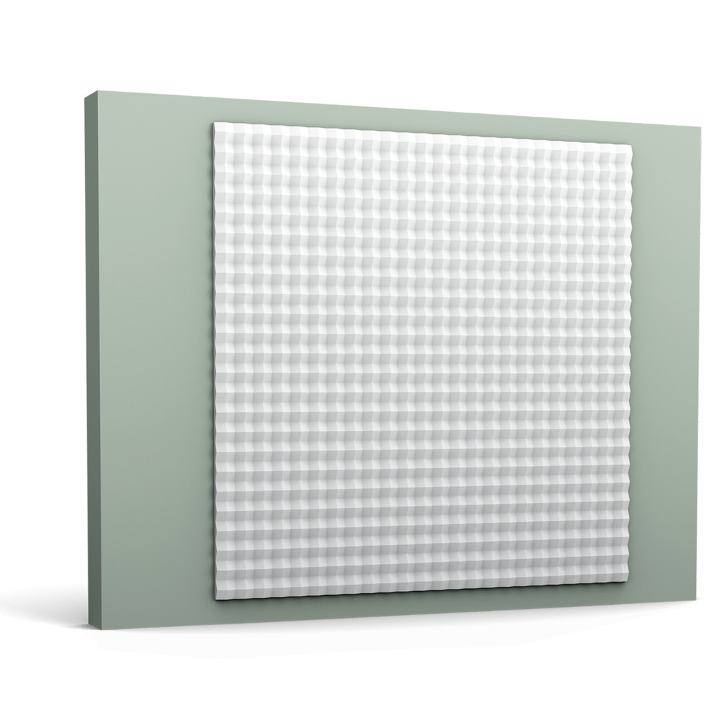 ORAC Decor, ORAC dekoračný prvok W117, 3d panel 100x100x2,3 cm, biela