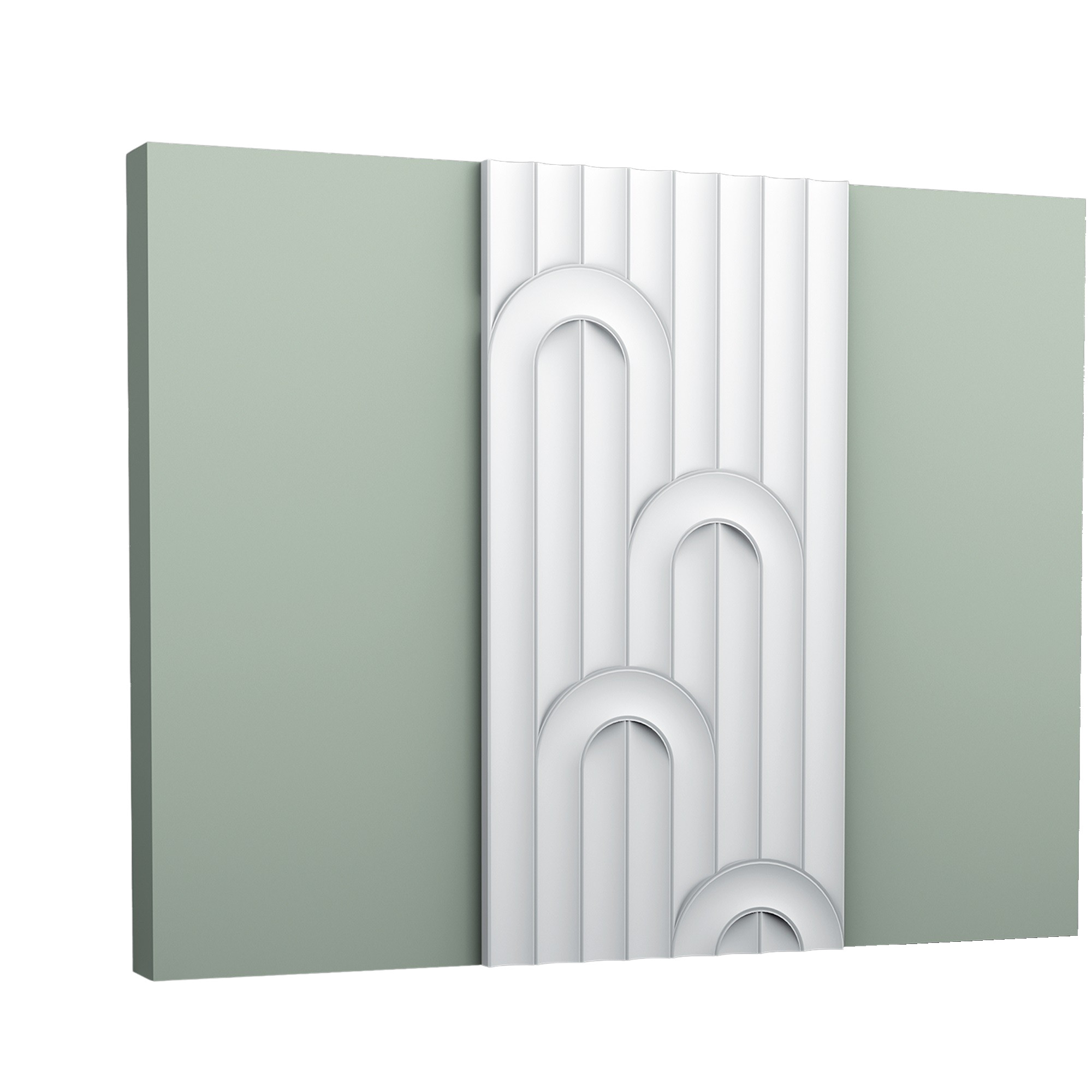 ORAC Decor, ORAC dekoračný prvok W212, 3d panel 200x25x1,2 cm, biela