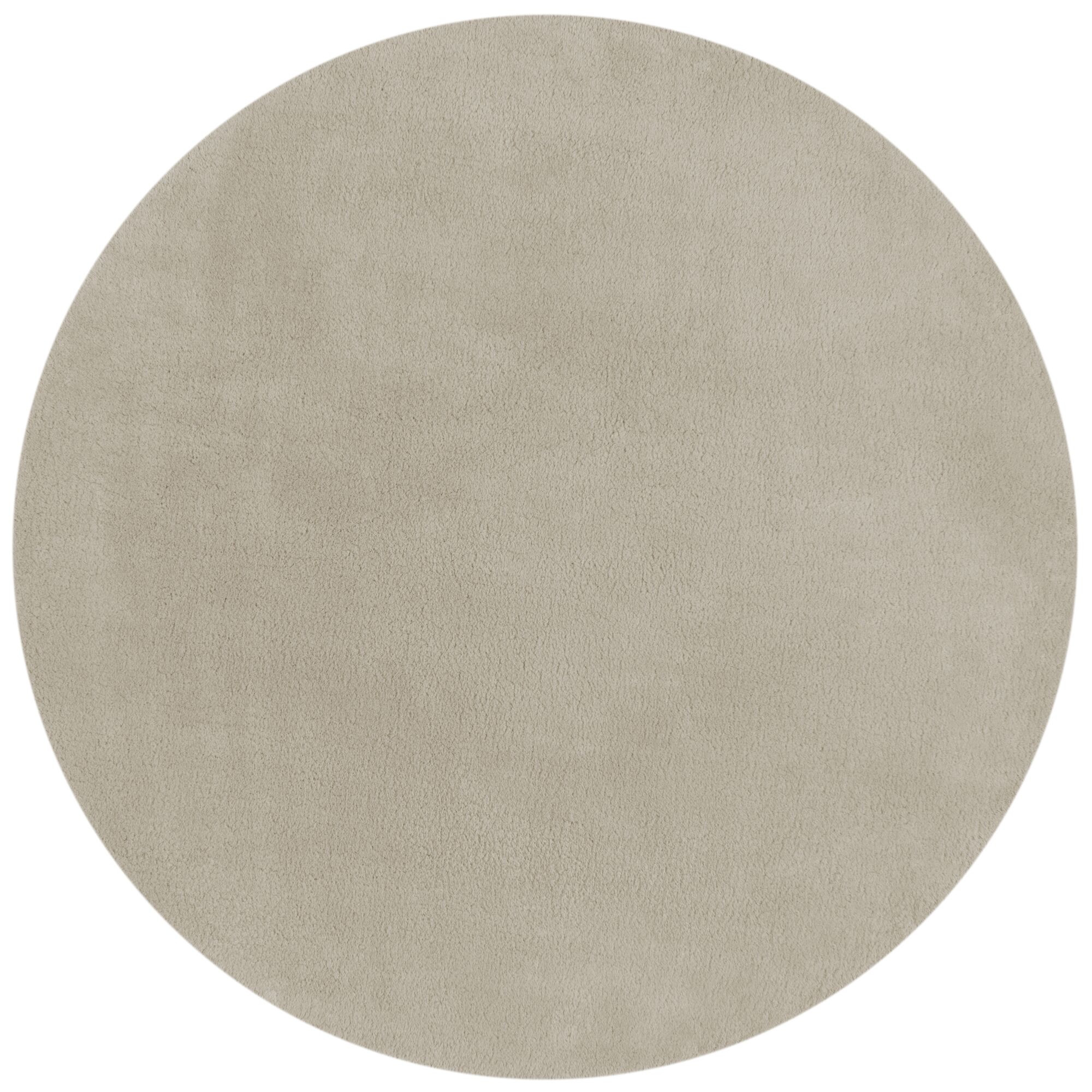 Flair Rugs, Kusový koberec Softie Mushroom kruh, 133x133 (priemer) kruh, biela, obývacia izba