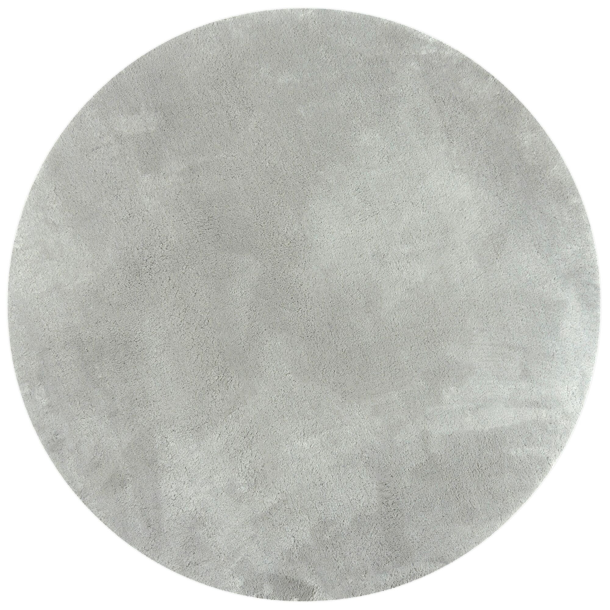 Flair Rugs, Kusový koberec Softie Stone kruh, 133x133 (priemer) kruh, šedá, obývacia izba