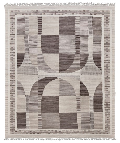 Diamond Carpets India, Ručne viazaný kusový koberec Da Vinci III DESP P115 Brown Stone Mix, 80x150, hnedá, obývacia izba