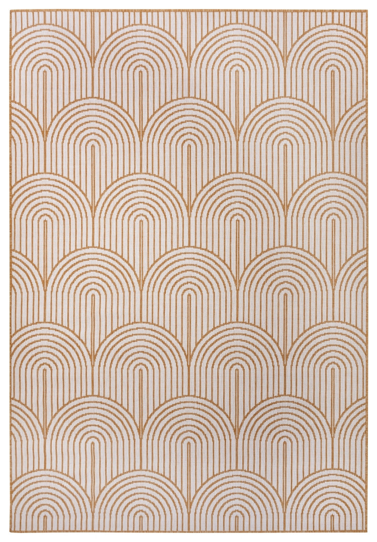 Hanse Home, Kusový koberec Pangli 105849 Ochre – na von aj na doma, 240x330, žltá, chodba / predsieň