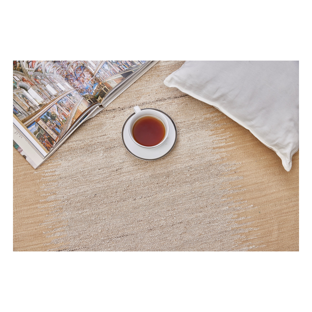 Ručne viazaný kusový koberec Duskwood DESP P110 Coffee Mix