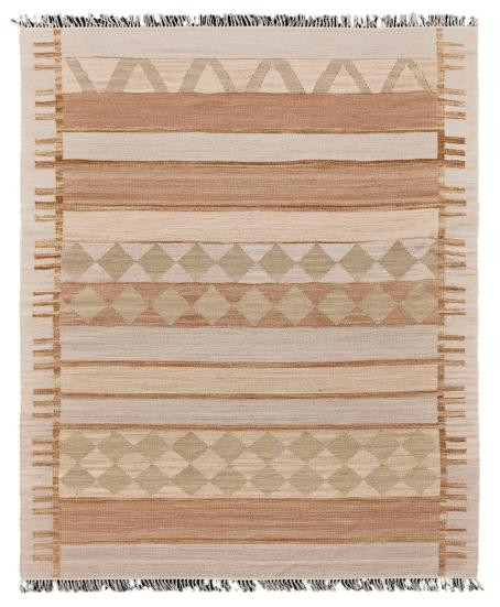 Diamond Carpets India, Ručne viazaný kusový koberec Cosmati DESP P121 Beige Mix, 80x150, béžová, chodba / predsieň
