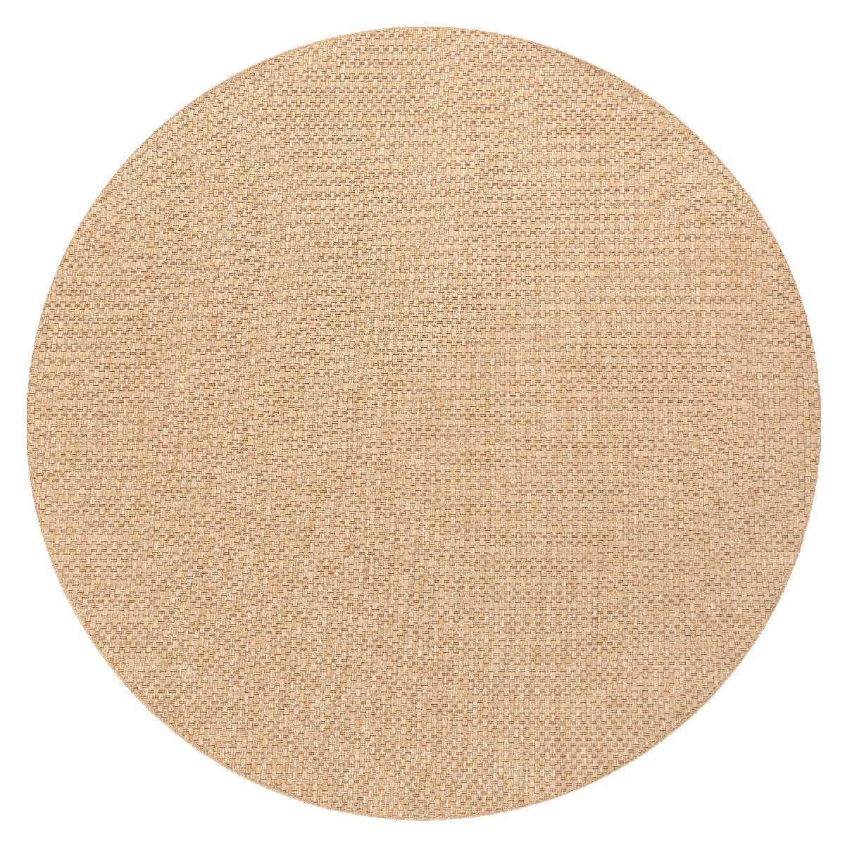 Kusový koberec Timo 6272 Dark beige kruh – na von aj na doma