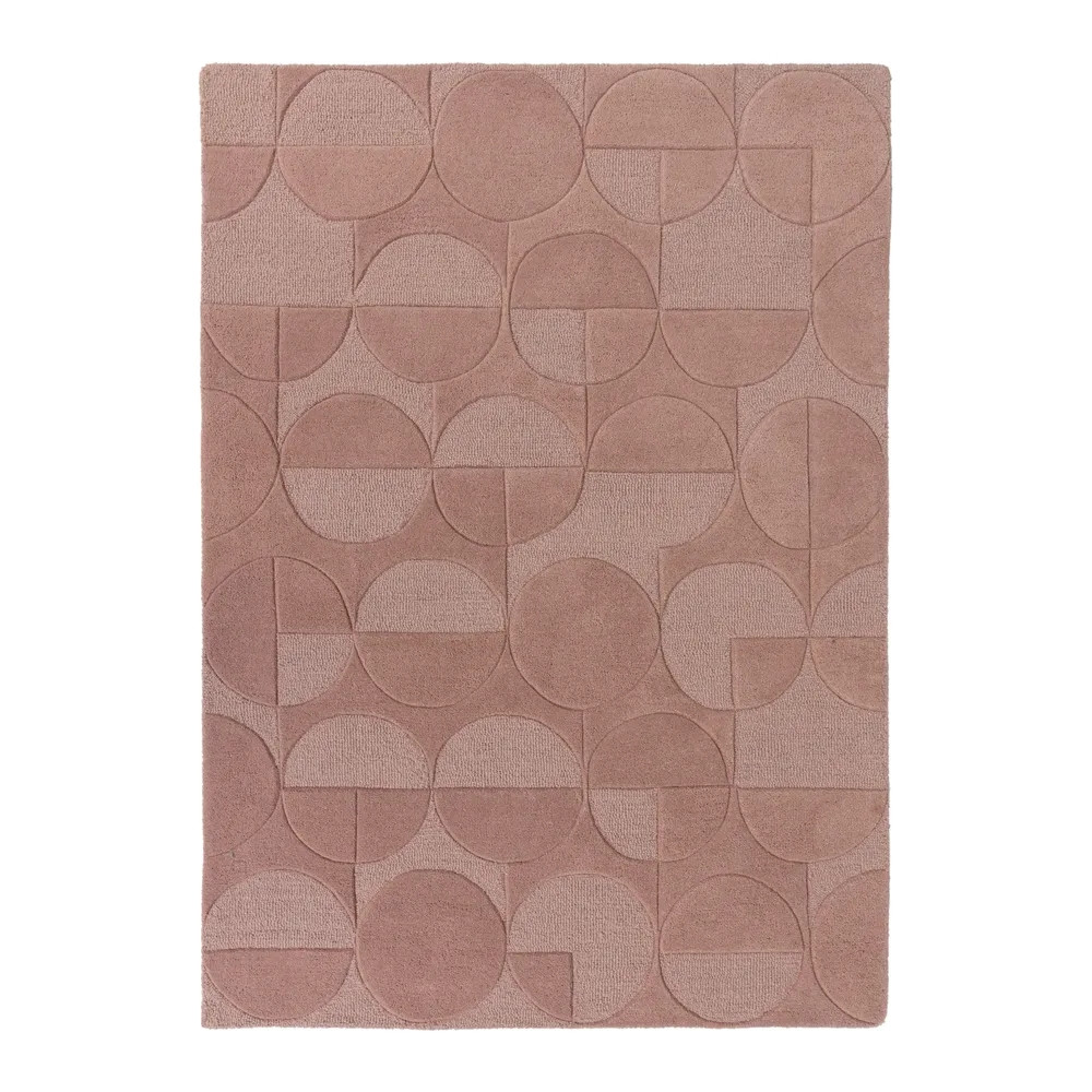Flair Rugs, Kusový koberec Moderno Gigi Blush Pink, 120x170, ružová, obývacia izba