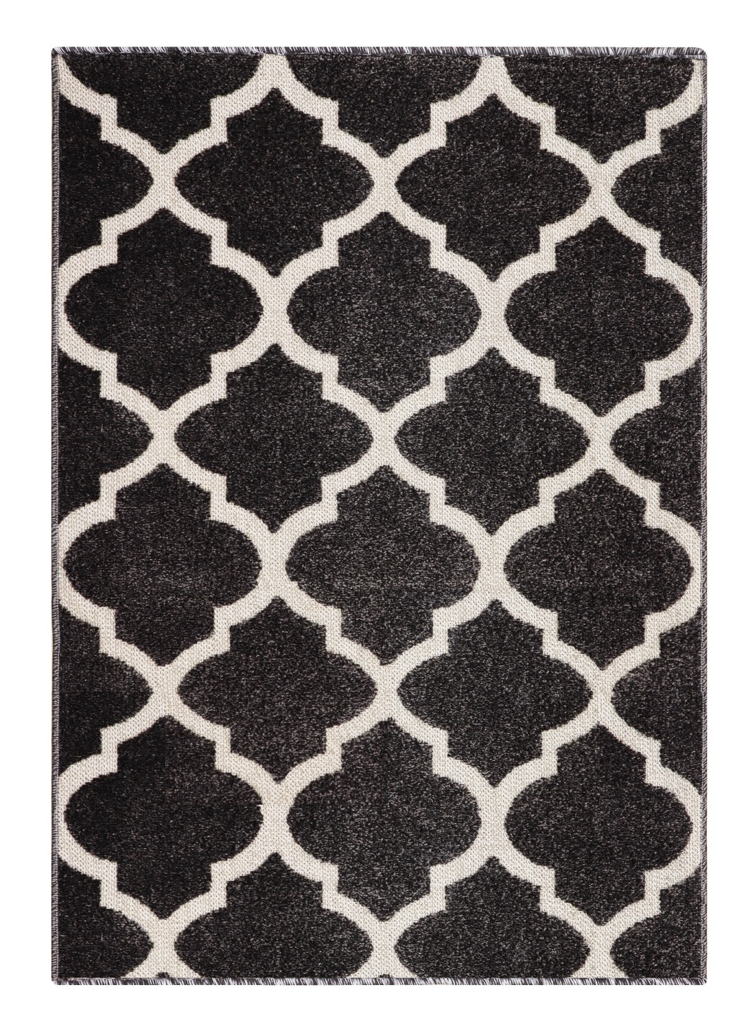 Berfin Dywany, Kusový koberec Lagos 1052 Dark Grey (Silver), 140x190, šedá, chodba / predsieň