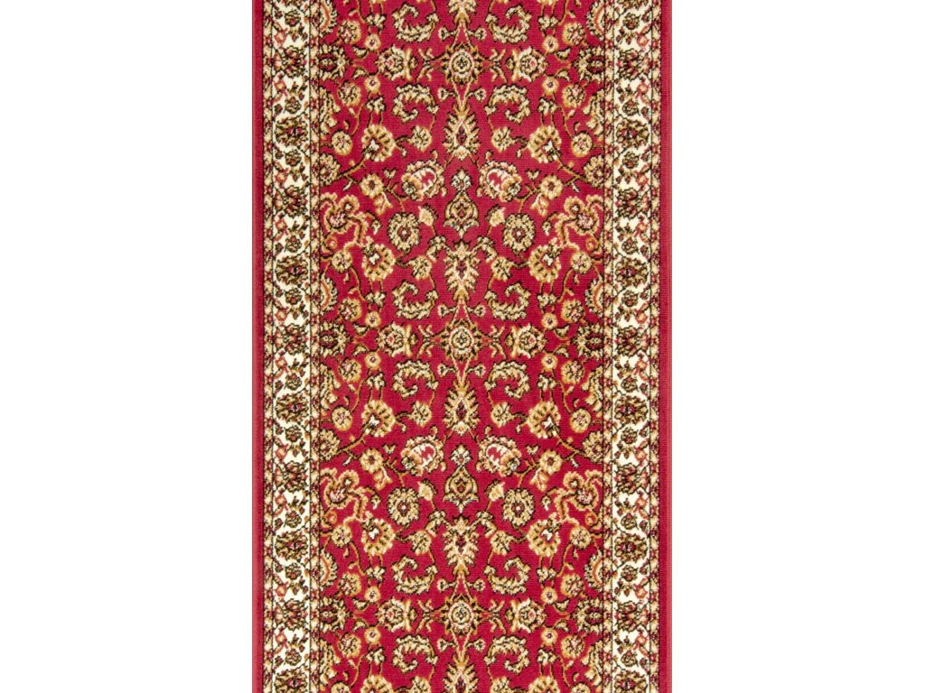 Spoltex, Behúň na mieru Samira New 12002-011, šíre 120 cm, červená, chodba / predsieň