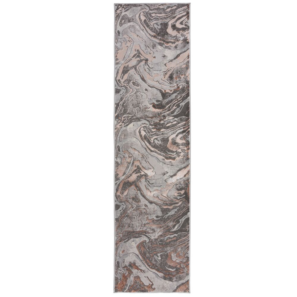 Flair Rugs, Behúň Eris Marbled Blush, 60x230, ružová, chodba / predsieň