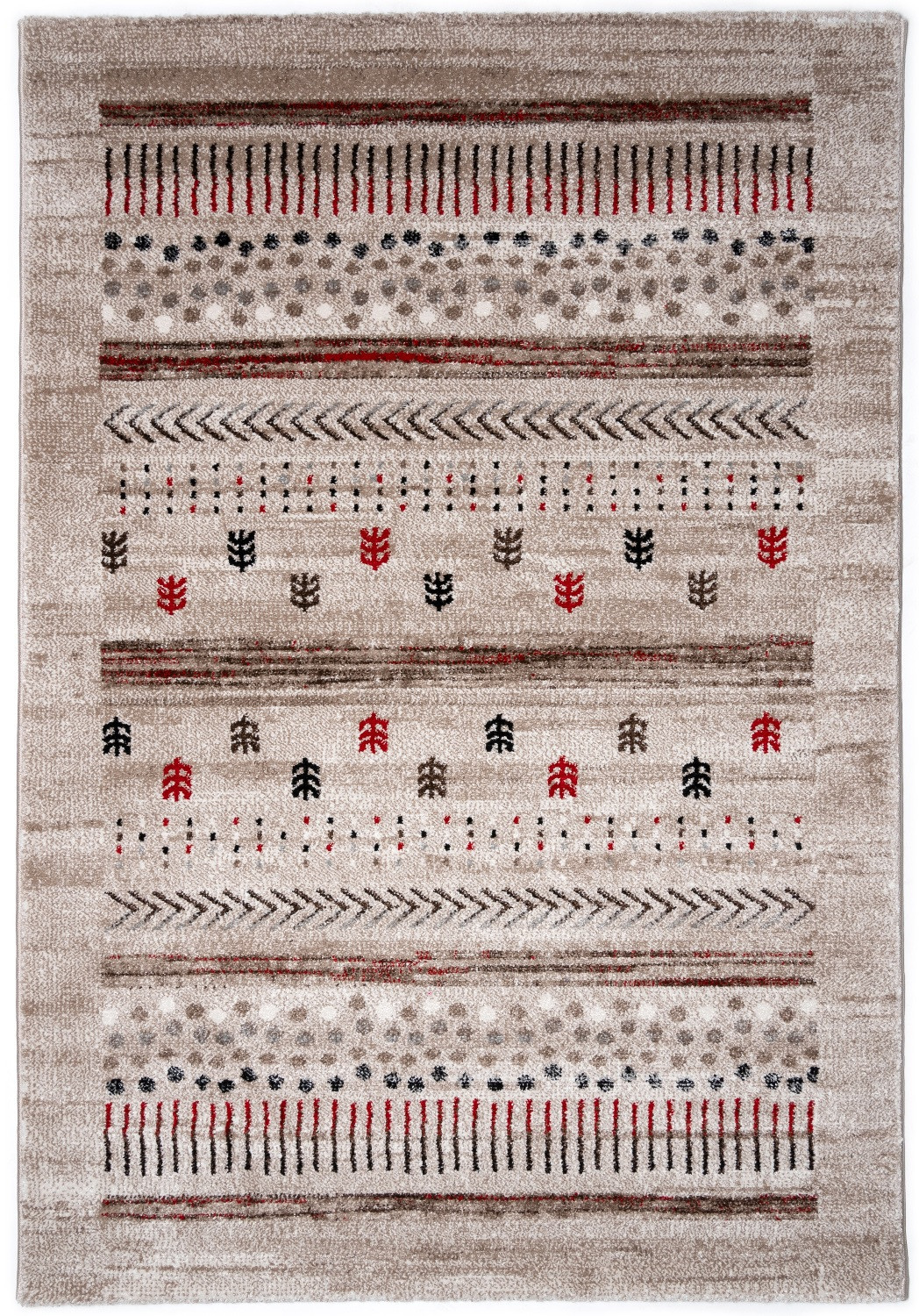 Medipa (Merinos), Kusový koberec Ethno 21818-070 Beige, 120x170, béžová, chodba / predsieň