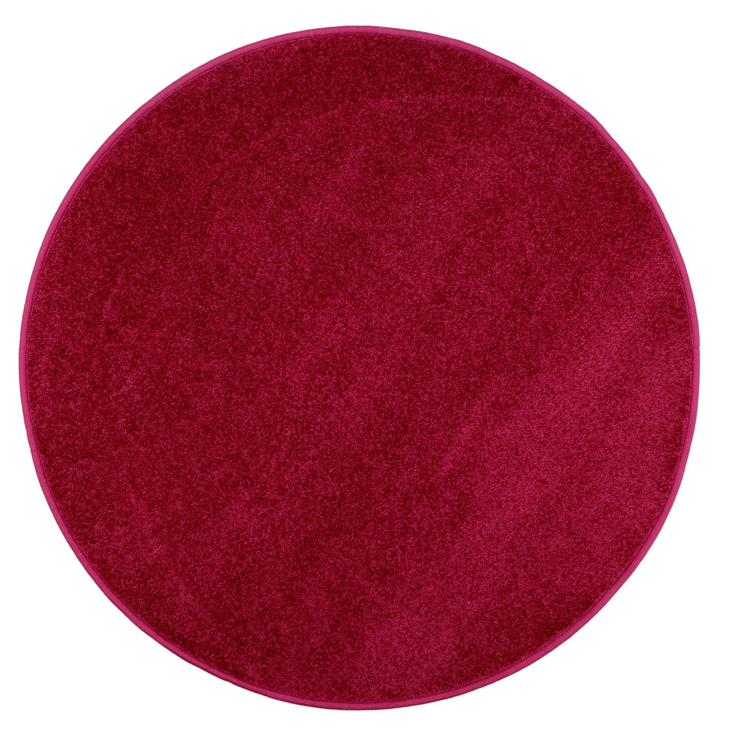 Vianočný kusový koberec Eton vínovo červený kruh - 300x300 (priemer) kruh cm Vopi koberce 