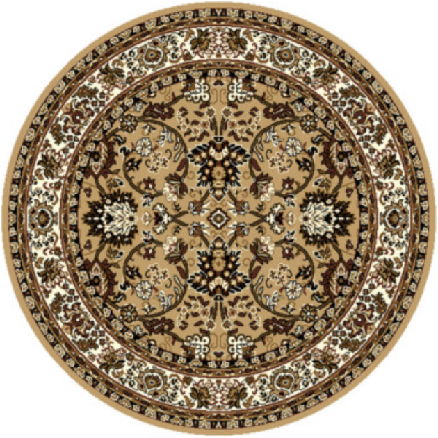 Kusový koberec TEHERAN T-117 beige kruh - 190x190 (průměr) kruh cm Alfa Carpets  