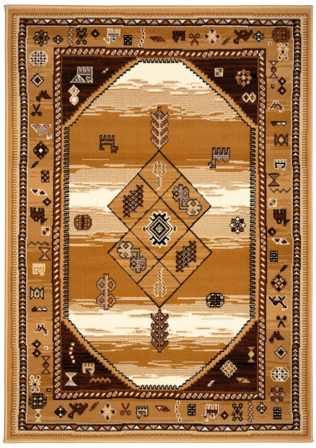 Kusový koberec TEHERAN T-375 beige - 80x150 cm Alfa Carpets  