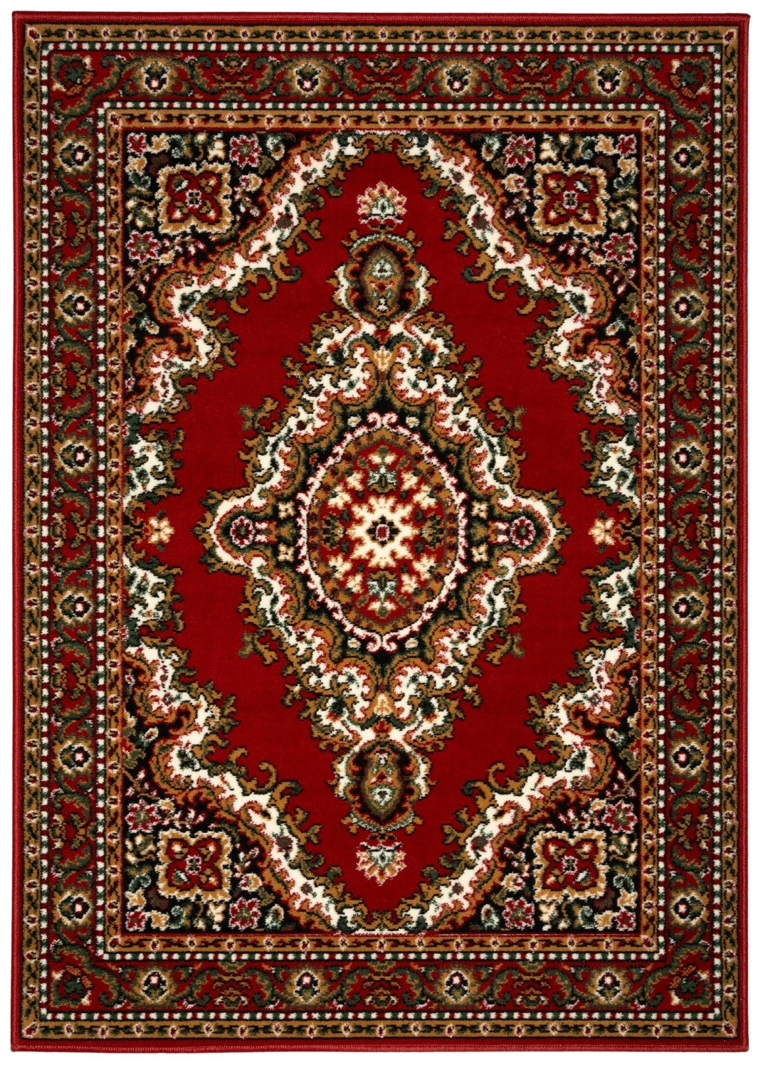 Alfa Carpets, Kusový koberec TEHERAN T-102 red, 160x230, červená, chodba / predsieň