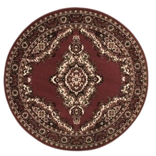 Kusový koberec TEHERAN T-102 brown kruh - 190x190 (průměr) kruh cm Alfa Carpets  