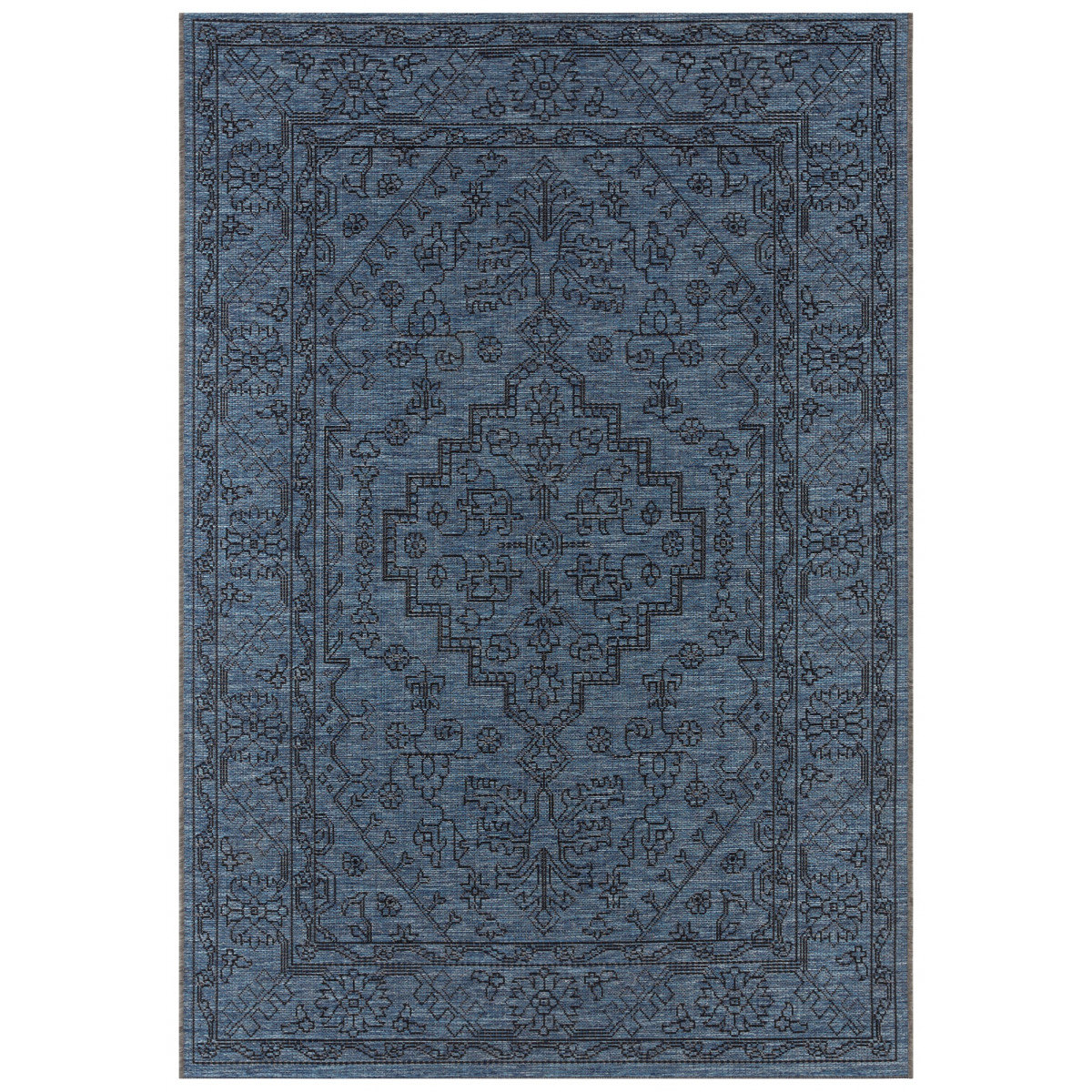AKCIA: 70x200 cm Kusový koberec Jaffa 103896 Azurblue / Anthracite – na von aj na doma