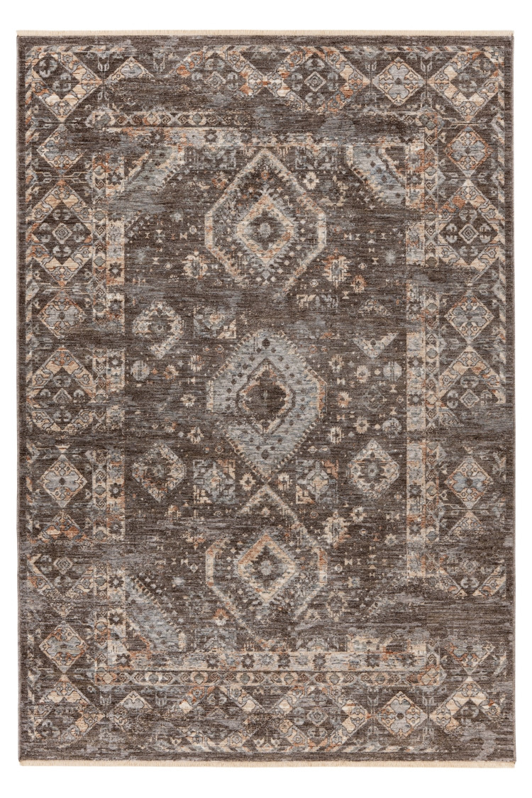 Obsession, Kusový koberec Laos 466 Taupe, 80x235, hnedá, chodba / predsieň