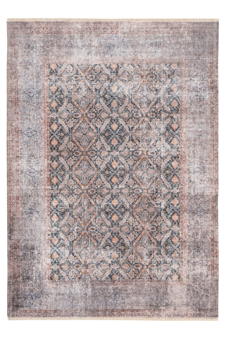 Obsession, Kusový koberec My Maurea 780 navy – na von aj na doma, 240x340, hnedá, chodba / predsieň