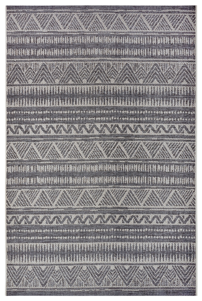 Kusový koberec Clyde 105906 Loto Grey Beige – na von aj na doma - 63x120 cm Hanse Home Collection koberce 