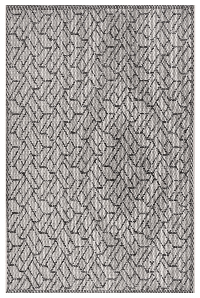 Hanse Home, Kusový koberec Clyde 105911 Eru Beige Grey – na von aj na doma, 63x120, šedá, chodba / predsieň