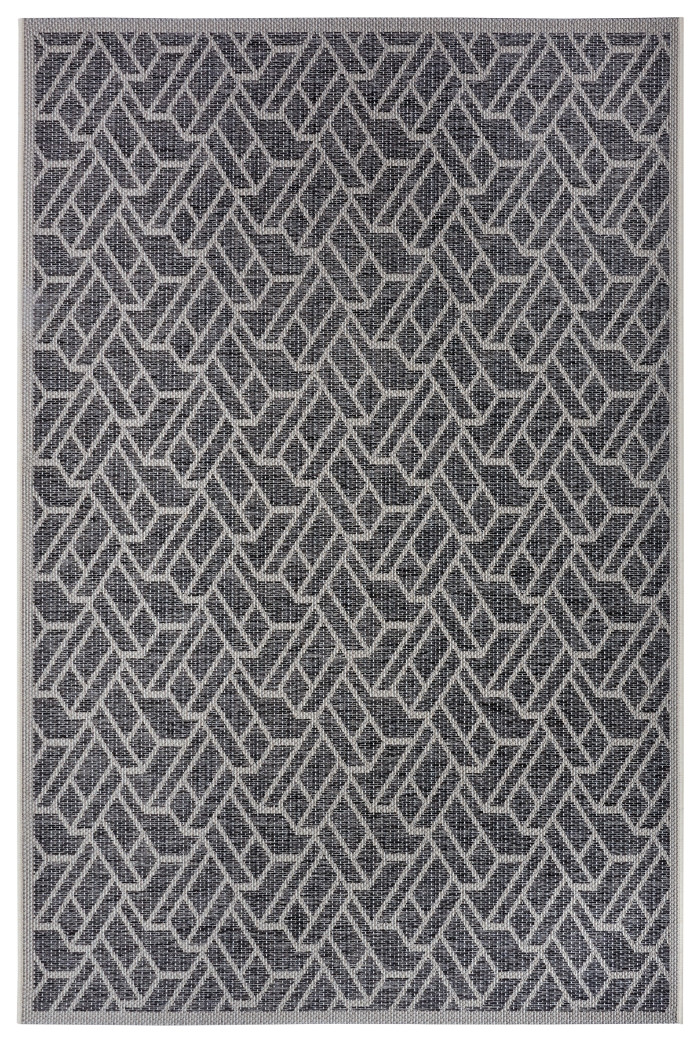 Hanse Home, Kusový koberec Clyde 105912 Eru Grey Beige - na von aj na doma, 190x290, šedá, chodba / predsieň