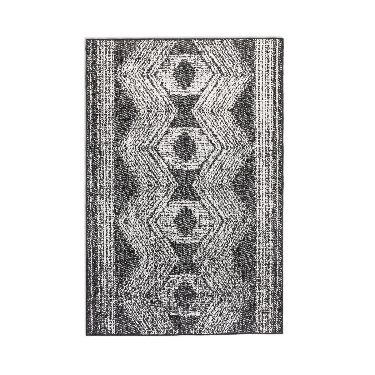 Kusový koberec Gemini 106009 Black z kolekcie Elle – na von aj na doma