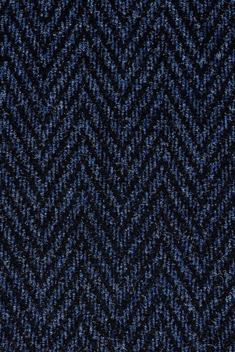 AKCIA: 110x240 cm Čistiaca zóna Boomerang 36 modrá - Rozmer na mieru cm Podlahové krytiny Vebe - rohožky 