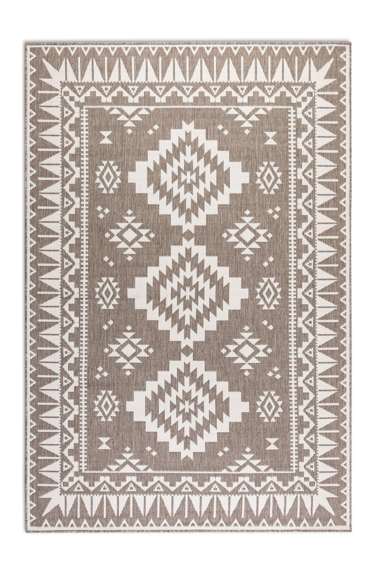 ELLE Decoration, Kusový koberec Gemini 106021 Linen z kolekcie Elle – na von aj na doma, 80x150, béžová, chodba / predsieň