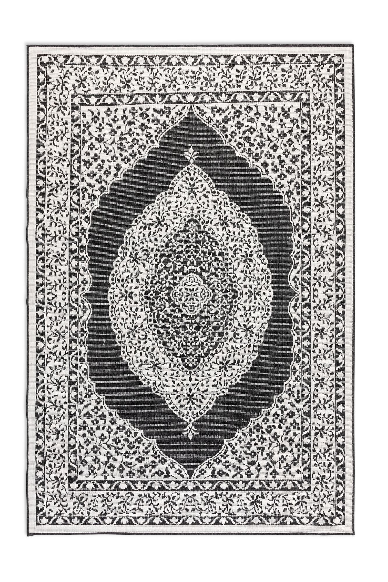 Kusový koberec Gemini 106024 Black z kolekcie Elle – na von aj na doma - 160x230 cm ELLE Decoration koberce 