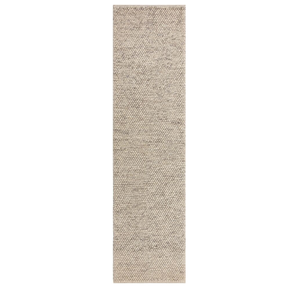 Flair Rugs, Ručně tkaný behúň Minerals Light Grey, 60x230, béžová, chodba / predsieň