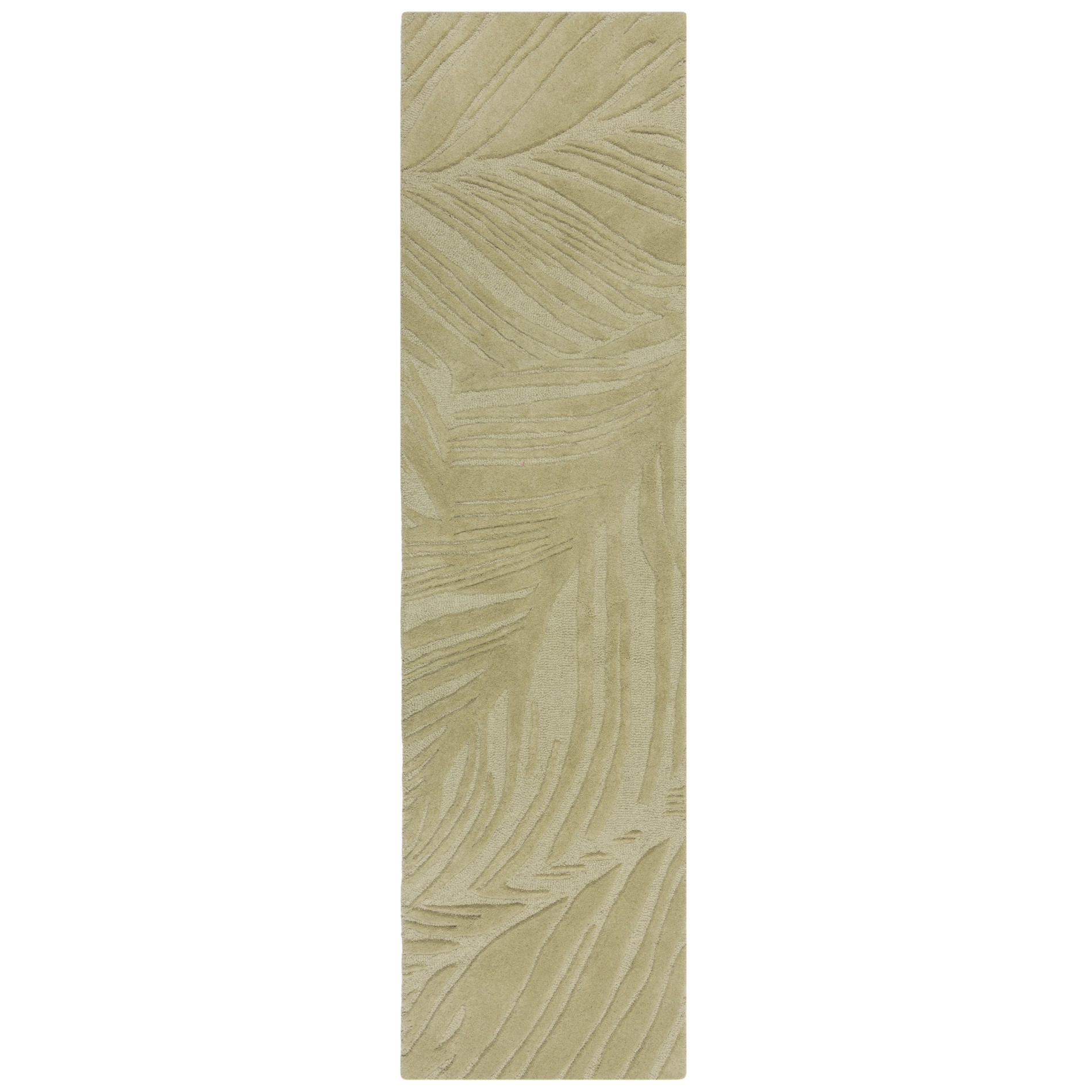 Flair Rugs, Behúň Solace Lino Leaf Sage, 60x230, zelená, chodba / predsieň