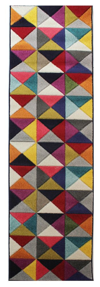 Flair Rugs, Behúň Spectrum Samba Multi, 66x230, viacfarebná, chodba / predsieň