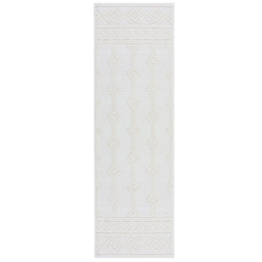 Flair Rugs, Behúň Verve Shyla Ivory, 60x240, biela, obývacia izba