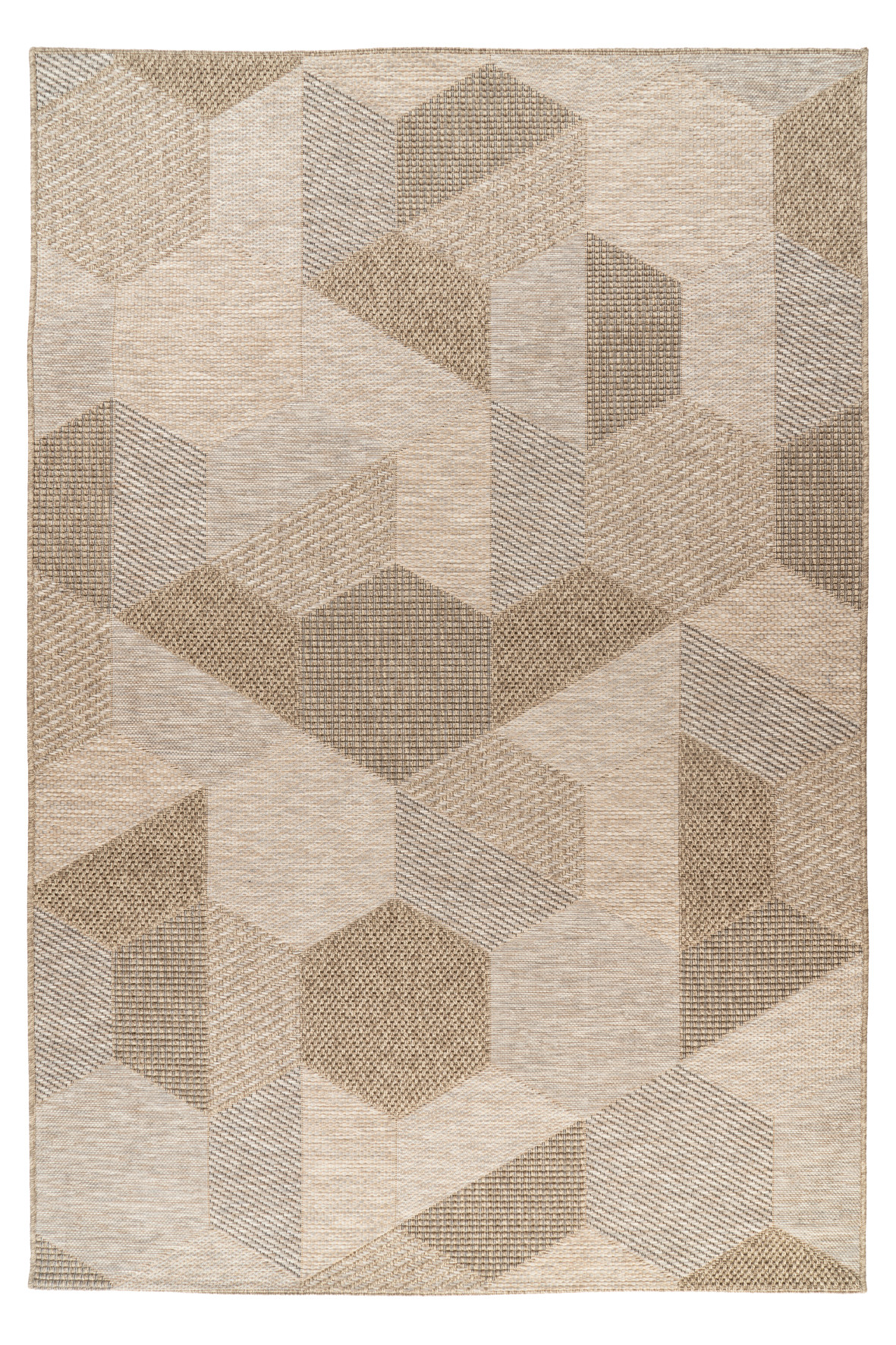 Obsession, Kusový koberec My Oslo 705 Taupe - na von aj na doma, 200x290, béžová, chodba / predsieň