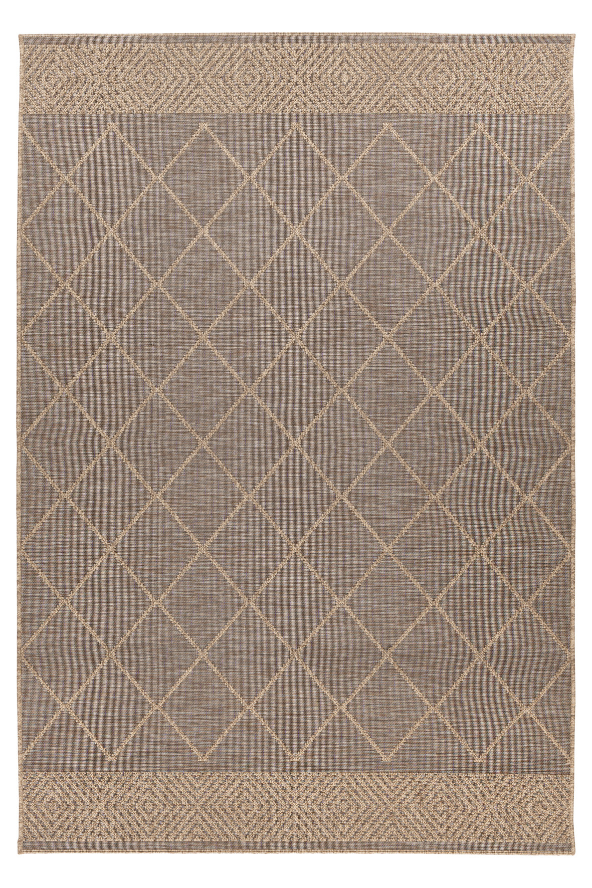 Obsession, Kusový koberec My Oslo 710 Taupe - na von aj na doma, 120x170, hnedá, chodba / predsieň