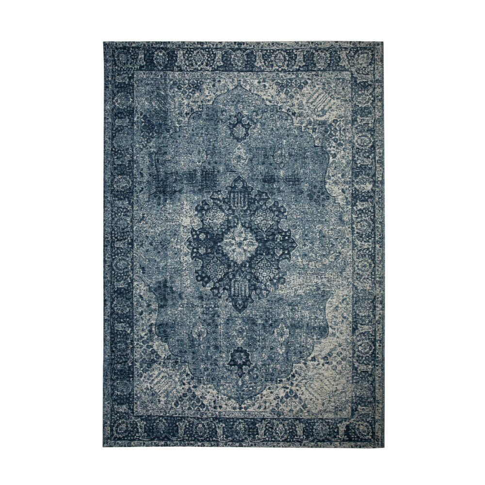 Flair Rugs, AKCIA: 200x290 cm Kusový koberec Manhattan Antique Blue, modrá, obývacia izba