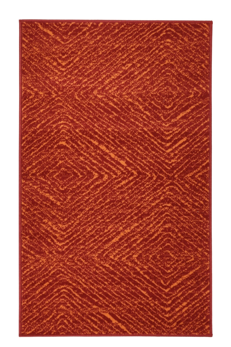 Alfa Carpets, Kusový koberec Ethno terra, 80x150, oranžová, obývacia izba