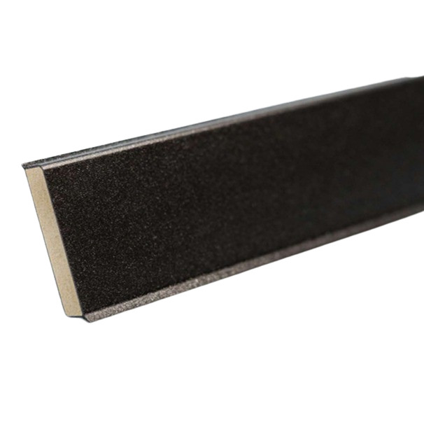 Döllken, Podlahová lišta Cubu Trendy Starlight 1476 2,5m, 2500x75x13 mm, čierna